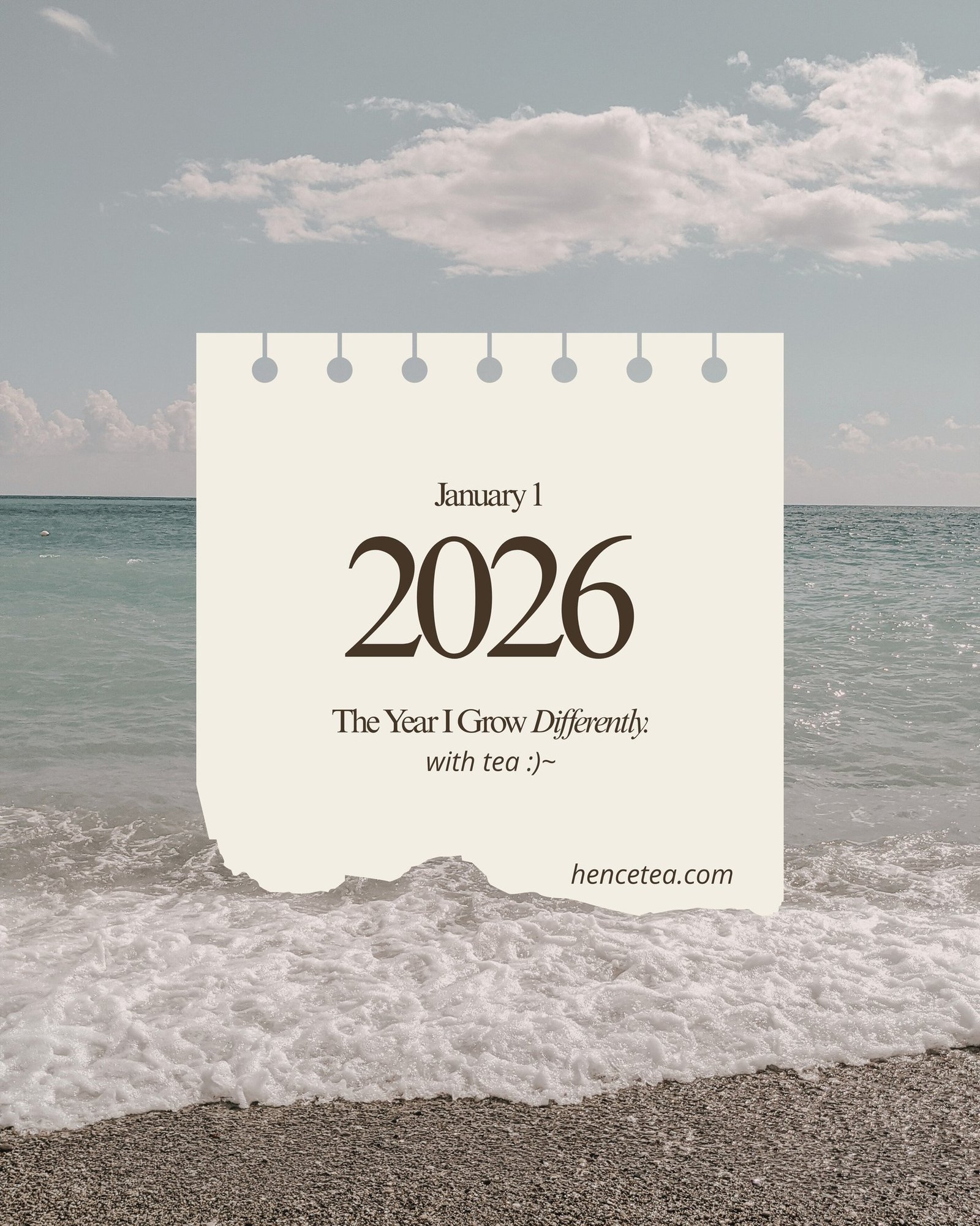 2026: THE YEAR I GROW DIFFERENTLY 🌊🍵

No rush.
No loud resolutions.
Just small, mindful steps—taken with clarity and care.

This year, I choose to grow differently.
With tea. With breath. With intention.

Happy New Year from Hence Tea 🤍

#HenceTea #NewYear2026 #GrowDifferently #MindfulLiving #TeaRitual #SlowGrowth #NewYearReflection #TeaLifestyle