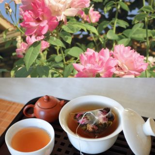 Delicate dried rose buds combined with huangshan black tea leaves— floral, fragrant, and soothing. Steep a sachet in hot water or milk for a gentle start to a slow morning. 🌹#hencetea #floraltea #tea #chinesetea #tealover